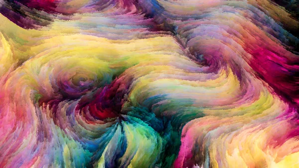 Колір Серії Русі Фоновий Дизайн Візерунка Flowing Paint Тему Дизайну — стокове фото