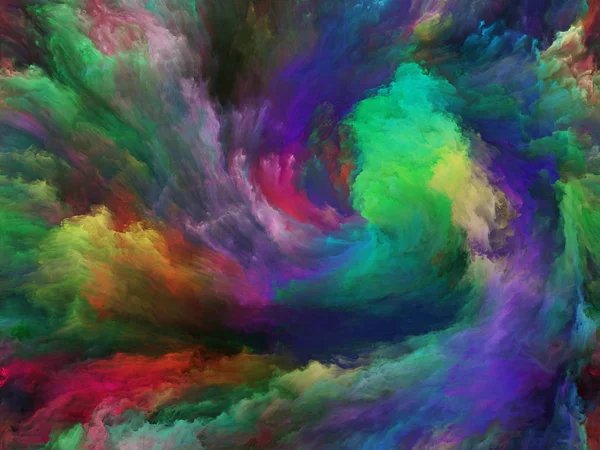 Vortex Twist Und Swirl Serie Hintergrund Von Farbe Und Bewegung — Stockfoto