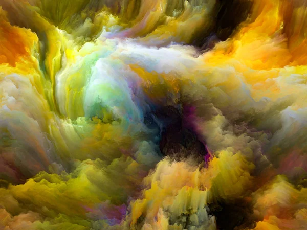 Serie Color Flow Arreglo Creativo Corrientes Pintura Digital Para Temas —  Fotos de Stock