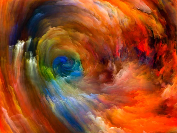 Akışı Serisi Renk Müzik Yaratıcılık Hayal Gücü Sanat Tasarım Projeleri — Stok fotoğraf
