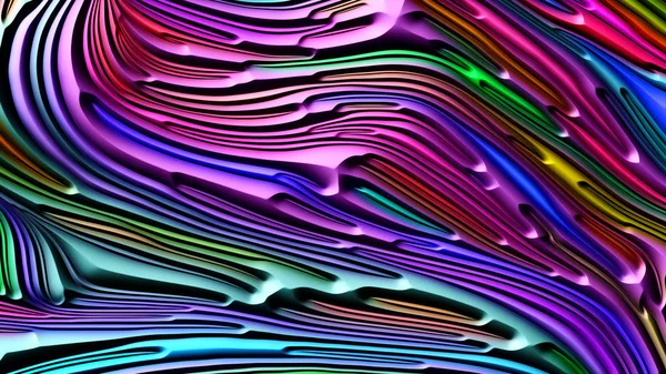 Серия Curves Nature Фон Состоит Трехмерного Рендеринга Разноцветного Рельефа Бас — стоковое фото