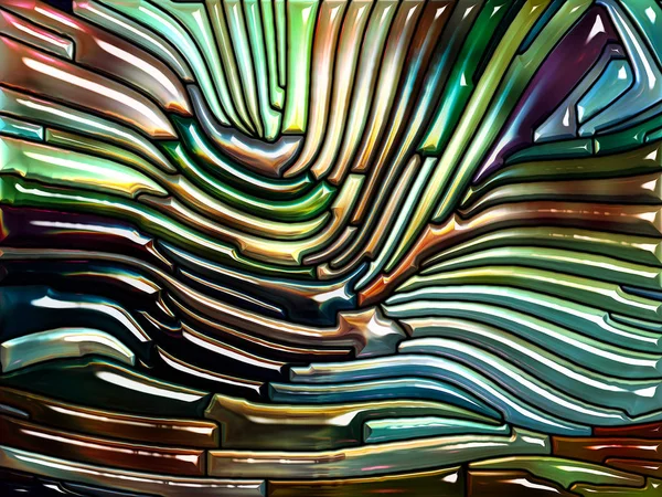 Dromen Van Glas Serie Ontwerp Gemaakt Van Gekleurd Glas Patroon — Stockfoto