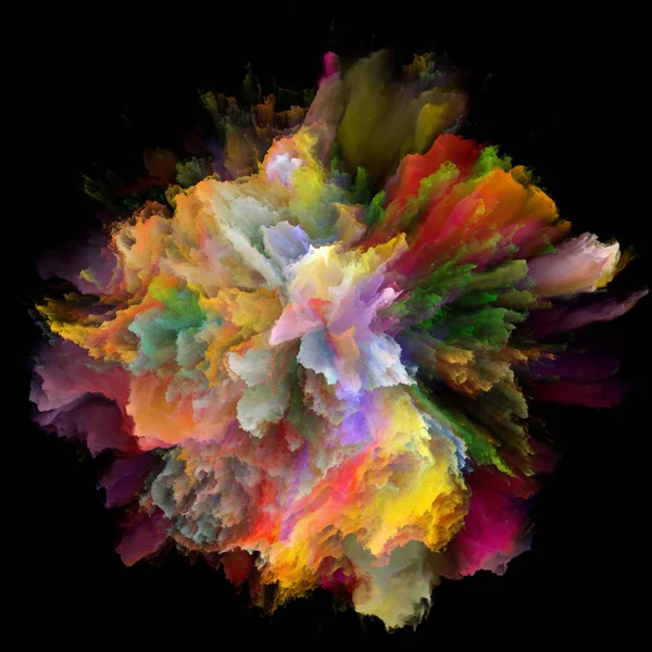 Цветные Эмоции Фон Цветной Всплеск Взрыва Всплеск Дополнение Вашему Дизайну — стоковое фото