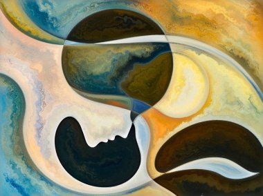 Doku serilerindeki ilişkiler. İnsanların yüzlerinin, renklerinin, organik dokularının, iç dünya, aşk, ilişkiler, ruh ve doğa konularındaki akış eğrilerinin arkaplan kompozisyonu