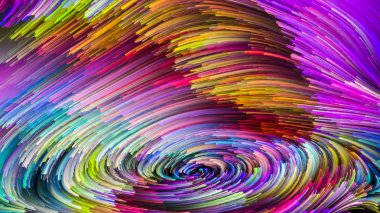 Hareket içinde renk serisi. Arka plan boya akan desen tasarım, yaratıcılık ve hayal gücü ekranlar ve mobil cihazlar için duvar kağıdı olarak kullanmak için bu konuda bileşimi