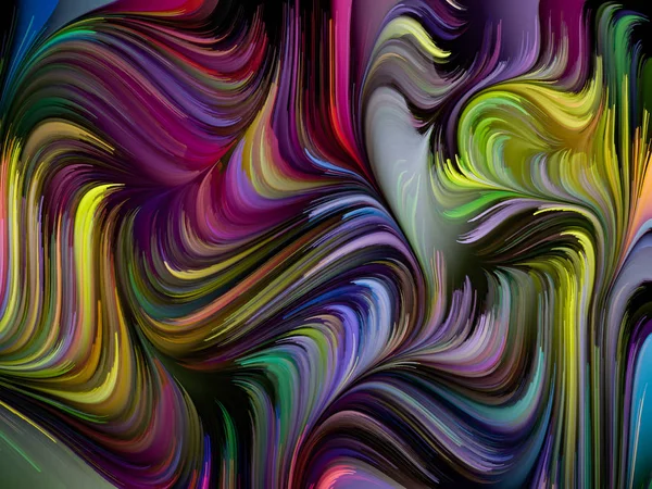 Sıvı Renkli Serisi Yaratıcılık Sanat Tasarım Konusunda Çok Renkli Boya — Stok fotoğraf