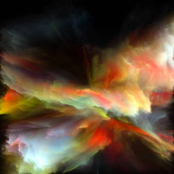 Kolor Serii Emocji Kompozycja Kolorów Eksplozji Metaforycznego Relacji Wyobraźni Kreatywności — Zdjęcie stockowe