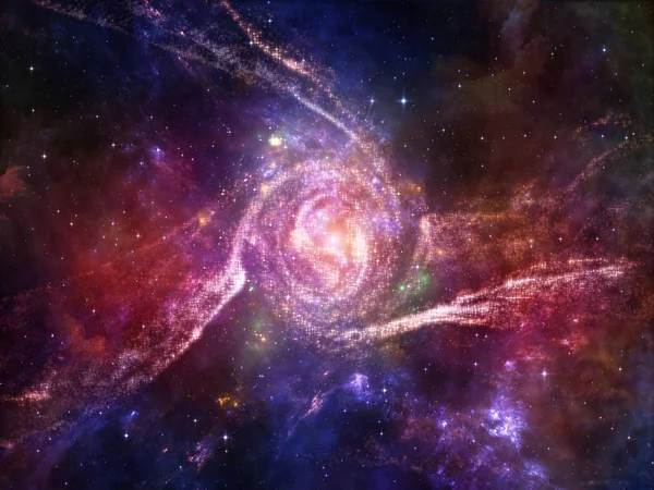 Eléments Série Cosmos Composition Espace Des Étoiles Dans Les Domaines — Photo