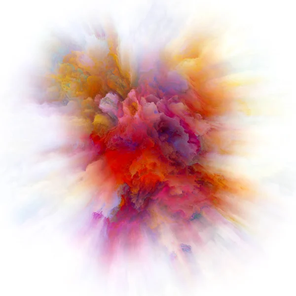 Farbemotionsreihen Komposition Der Farbexplosion Als Hintergrund Für Projekte Über Fantasie — Stockfoto