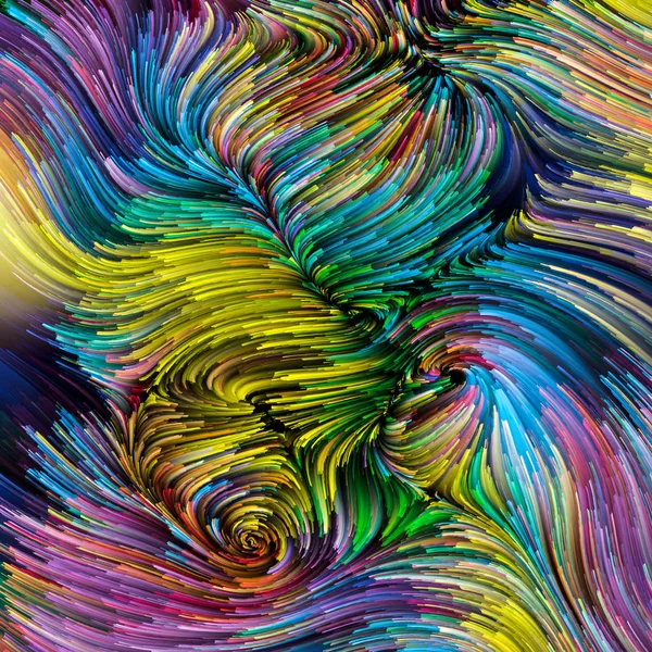 Serie Color Movimiento Fondo Patrón Pintura Líquida Sobre Tema Del — Foto de Stock