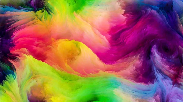 Σειρά Χρώμα Στην Κίνηση Δημιουργική Διάταξη Ρέει Χρώμα Μοτίβο Για — Φωτογραφία Αρχείου