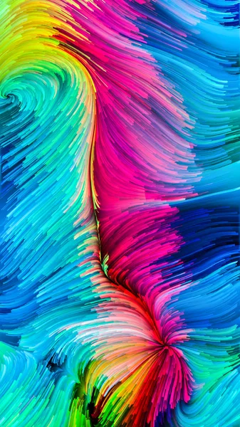 Color Motion Series Artistic Background Made Liquid Paint Pattern Use — Stock Photo, Image