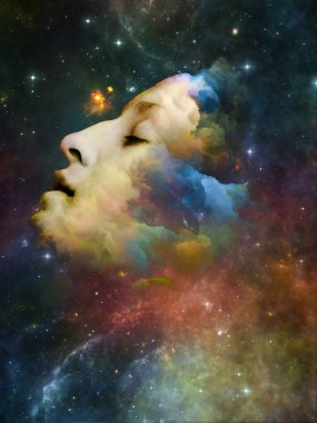 Benim şeytan melek kadın serisi. Kadın doğası, iç dünya ve insanlık dramı konu gerçeküstü elemanları ile genç bir kadın portresi.