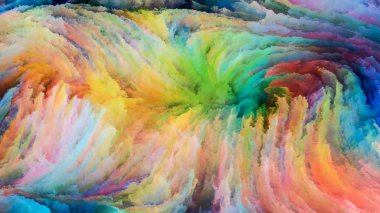 Hareket içinde renk serisi. Akan boya desen tasarım, yaratıcılık ve hayal gücü ekranlar ve mobil cihazlar için duvar kağıdı olarak kullanmak için bu konu üzerine yaratıcı düzenleme