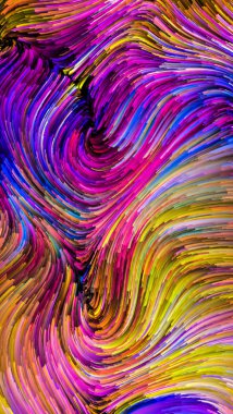 Hareket içinde renk serisi. Soyut tasarım akan boya desen tasarım, yaratıcılık ve hayal gücü ekranlar ve mobil cihazlar için duvar kağıdı olarak kullanmak için bu konuda yapılmış