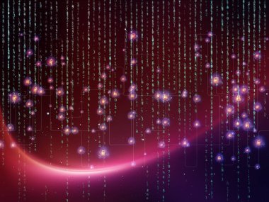 Kuralına göre serisi tasarım. Basamak ve bilim, bilgi teknoloji ve matematik konusunda soyut öğeler