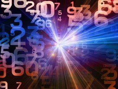 Gerçeklik Matematiği serisi. Matematik, eğitim ve bilim konularındaki sayıların, ışıkların ve fraktal örneklerin bileşimi