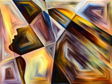 İç doku serisi. Zemin insan yüzü, renkler, Organik dokular, tasarımınızı iç dünya, zihin, Doğa ve yaratıcılık konusunda tamamlayacak eğrileri akan