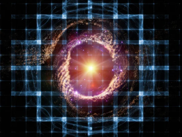 Eléments Série Cosmos Conception Abstraite Faite Espace Étoiles Sur Thème — Photo