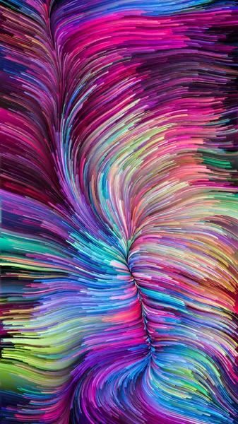 Color In Motion series. Design composed of Flowing Paint pattern as a metaphor on the subject of design, creativity and imagination to use as wallpaper for screens and devices