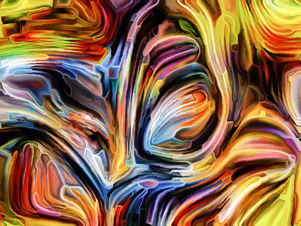 Візерунки Серії Кольорів Абстрактний Дизайн Пофарбованого Вітражного Візерунка Тему Уяви — стокове фото