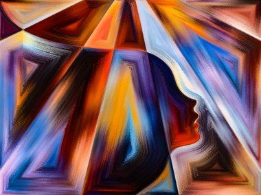 İç doku serisi. Zemin insan yüzü, renkler, Organik dokular, tasarımınızı iç dünya, zihin, Doğa ve yaratıcılık konusunda tamamlayacak eğrileri akan