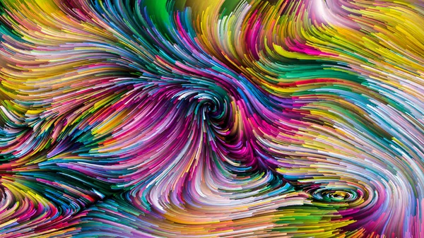 Color Motion Series Design Made Flowing Paint Pattern Serve Backdrop — Stock Photo, Image
