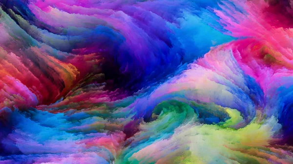 Σειρά Χρώμα Στην Κίνηση Αφηρημένη Σύνθεση Ρέει Χρώμα Μοτίβο Κατάλληλο — Φωτογραφία Αρχείου