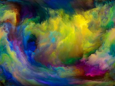 Soyut Arkaplan serisi. Renk ve tuval üzerinde hareketten oluşan arkaplan, sanat, yaratıcılık ve hayal gücü projelerinde kullanılmaya uygundur.