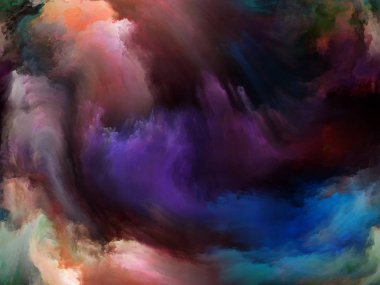 Soyut renk serisi. Arka plan projeleri sanat, yaratıcılık ve hayal gücü ile kullanım için tuval üzerine hareket renkli boya yaptı