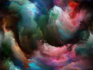 Arka arka plan serisi. Renk ve tuval üzerine konu hareket sanat, yaratıcılık ve hayal gücü