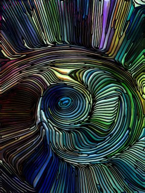 Hayaller dizisi. Renkli tasarım, yaratıcılık, sanat ve hayal gücü projelerinde kullanılmak üzere renklendirilmiş cam desenlerinden oluşan zemin