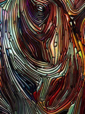 Desen serisi renk. Tasarımınızı doğa, güzellik ve Maneviyat konuda tamamlayacak Leaded cam tasarımı Art Nouveau tarzı anımsatan fon