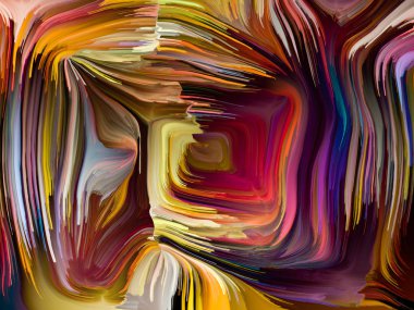 Sıvı renkli serisi. Çok renkli boya çizgileri ile yaratıcılık, sanat ve tasarım projelerde kullanmak için arka plan yapılmış