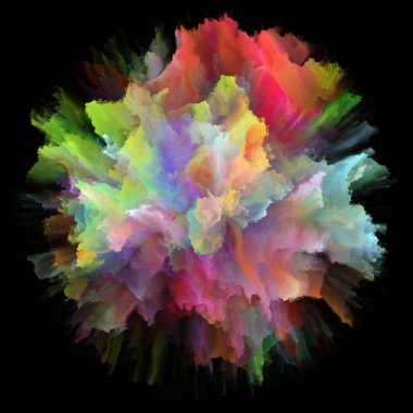 Renkli Duygular serisi. Renklerin etkileşimi hayal gücü, yaratıcılık sanatı ve tasarım konularında patlama yarattı