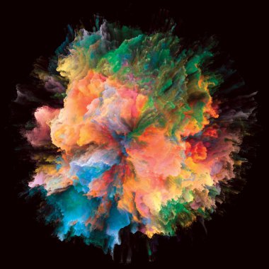 Renkli Duygular serisi. Renklerin etkileşimi hayal gücü, yaratıcılık sanatı ve tasarım konularında patlama yarattı