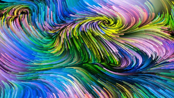 Серия Color Motion Графический Состав Жидкой Краски Узор Предмета Дизайна — стоковое фото