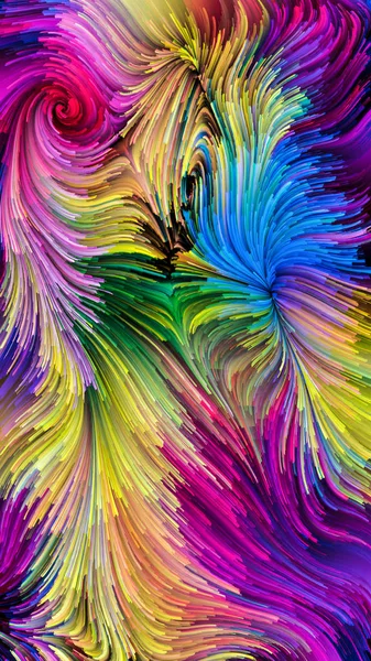 Колір Серії Русі Творче Розташування Рідкого Візерунка Фарби Предмету Дизайну — стокове фото