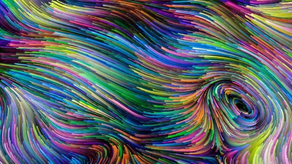 Kleur Motion Serie Visueel Aangenaam Samenstelling Van Vloeibare Verf Patroon — Stockfoto