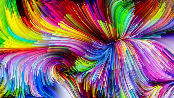 Color In Motion series. Graphic composition of Flowing Paint pattern for designs on  design, creativity and imagination to use as wallpaper for screens and devices