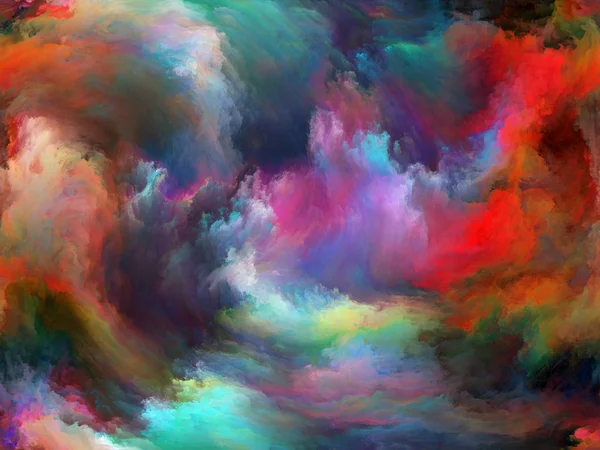 Vortex Twist Swirl Series Creative Arrangement Color Movement Canvas Subject — Stock Photo, Image