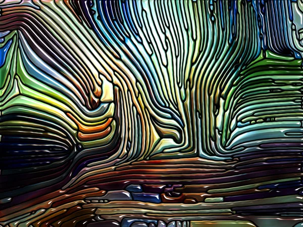 Sueños Serie Glass Fondo Abstracto Hecho Patrón Vidrieras Fragmentos Color — Foto de Stock