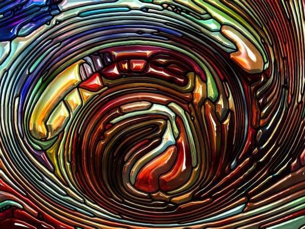 Цветовая Паттерн Абстрактное Оформление Лидирующего Стекла Напоминающее Югендстиль Фон Проектов — стоковое фото