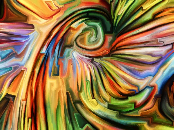 Muster Von Farbserien Komposition Bemalter Glasmalerei Mit Metaphorischer Beziehung Fantasie — Stockfoto