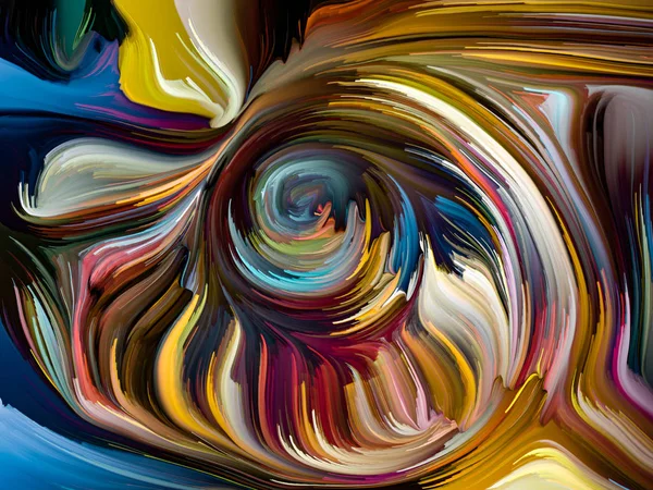 Sıvı Renkli Serisi Çok Renkli Boya Çizgileri Yaratıcılık Sanat Tasarım — Stok fotoğraf