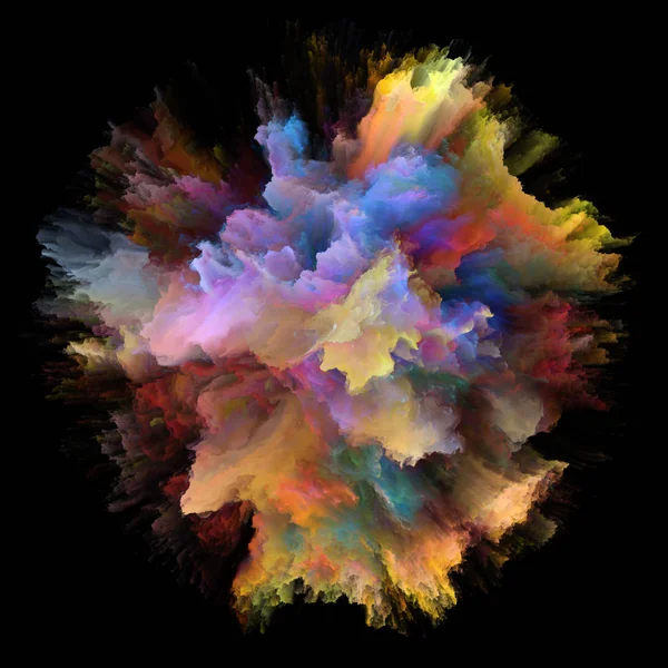 Duygu serisi renk. Arka plan tasarım renk patlaması sıçrama patlama konuyla ilgili, hayal gücü, yaratıcılık sanat ve tasarım