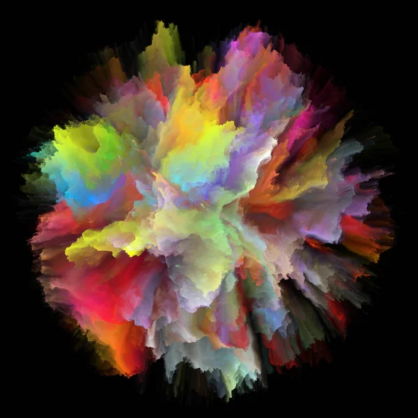 Renkli Duygular Serisi Renk Arkaplanı Hayal Gücü Yaratıcılık Sanatı Tasarım — Stok fotoğraf