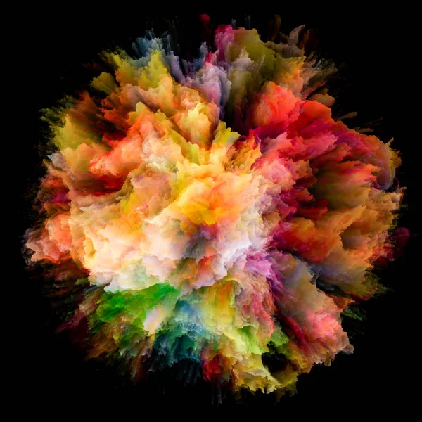 Řada Color Emotion Backdrop Složený Barevného Výbuchu Stříkance Exploze Pro — Stock fotografie