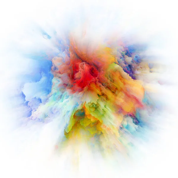 Série Color Emotion Arrangement Créatif Explosion Des Couleurs Comme Métaphore — Photo