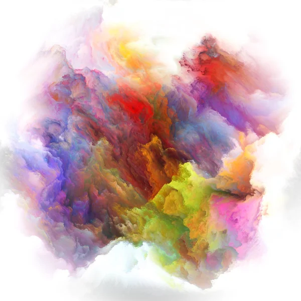 Serie Color Emotion Disposizione Creativa Dell Esplosione Colore Come Metafora — Foto Stock